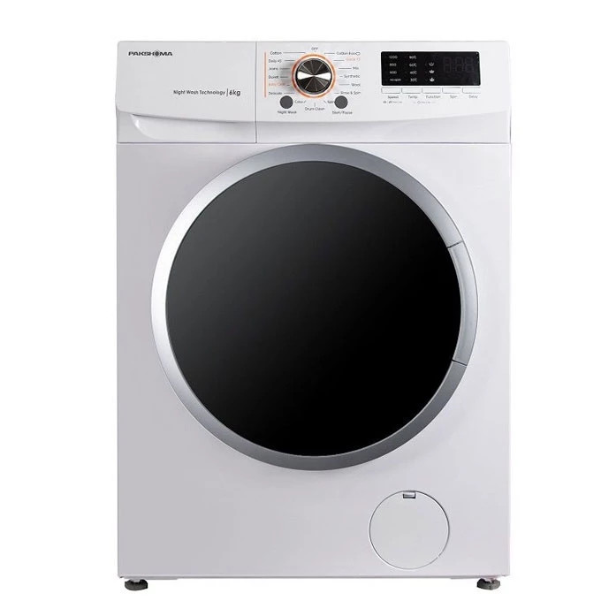 ماشین لباسشویی پاکشوما مدل UWF 20800 WT ظرفیت 8 کیلوگرم رنگ سفید
