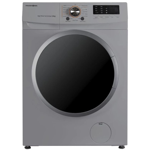 ماشین لباسشویی پاکشوما مدل UWF 20800 WT ظرفیت 8 کیلوگرم رنگ سیلور