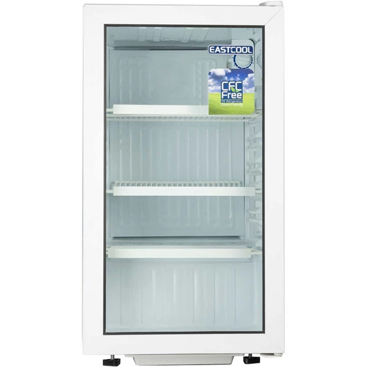 یخچال 5 فوت ایستکول Eastcool مدل مینی بار شوکیس 19580 رنگ سفید