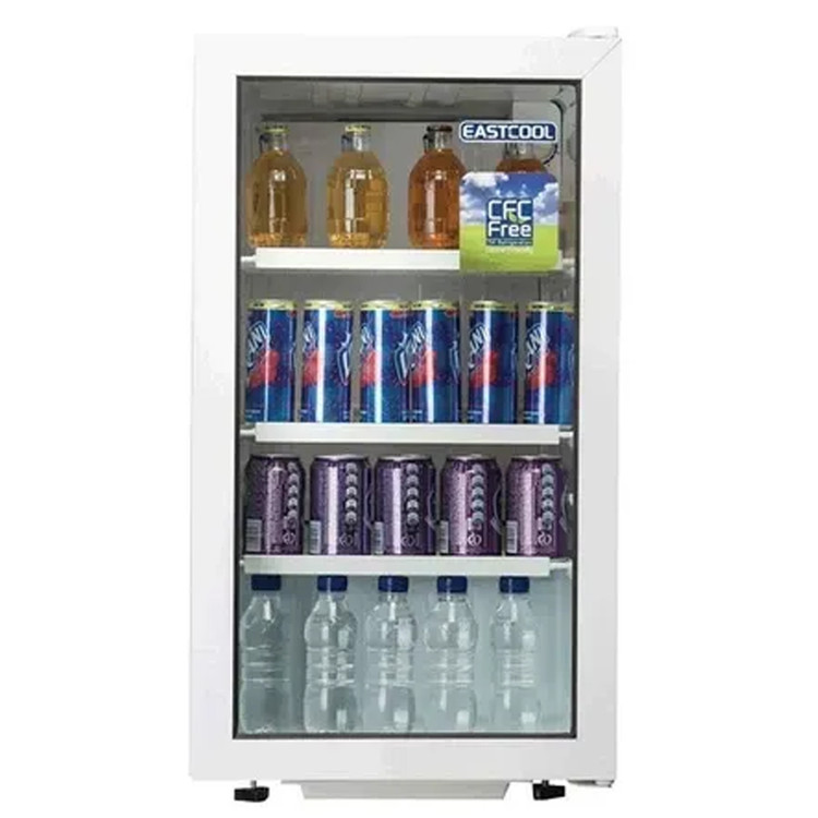 یخچال 5 فوت ایستکول Eastcool مدل مینی بار شوکیس 19580 رنگ سفید