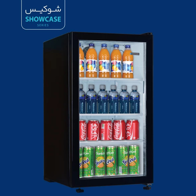 یخچال 5 فوت ایستکول Eastcool مدل مینی بار شوکیس 19580 رنگ سفید