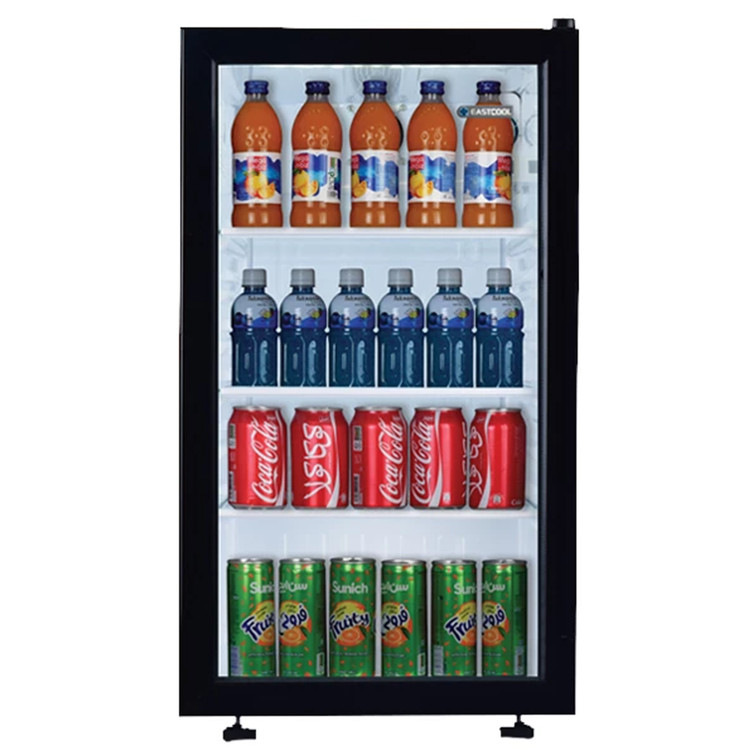 یخچال 5 فوت ایستکول Eastcool مدل مینی بار شوکیس 19580 رنگ سفید