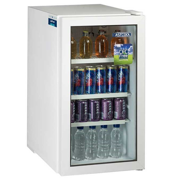 یخچال 5 فوت ایستکول Eastcool مدل مینی بار شوکیس 19580 رنگ مشکی