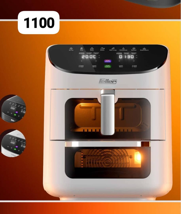 سرخ کن بدون روغن دو طبقه فلر 11 لیتری مدل FELLER-AFR1100