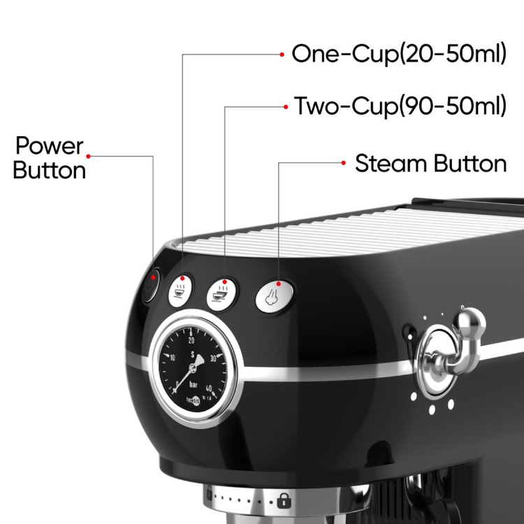 اسپرسو ساز رادوکو مدل RADOCO RD-LE6400