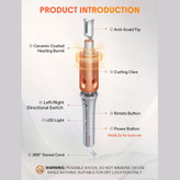 دستگاه کرلی مو شیگلم سایز ۳۲ میل بزرگ