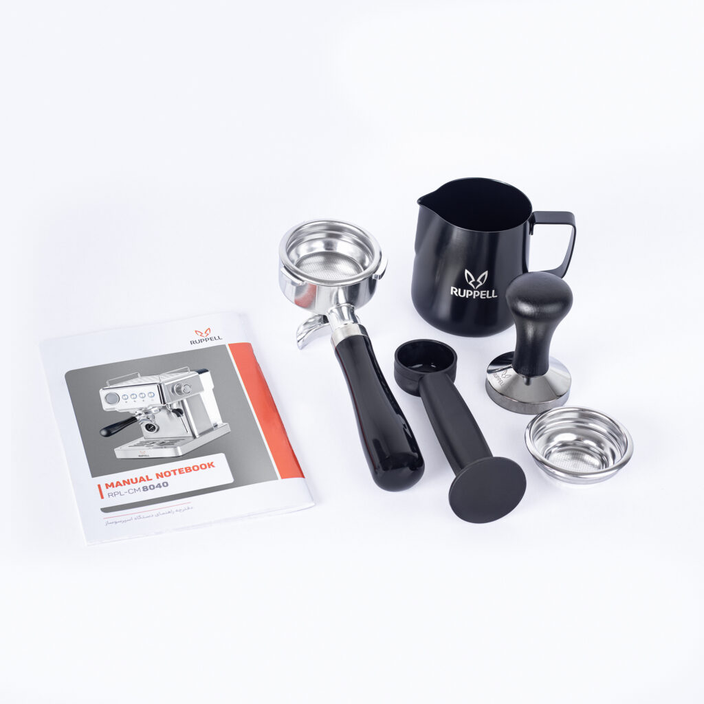 اسپرسوساز روپل مدل RPL-CM8040 رنگ سیلور