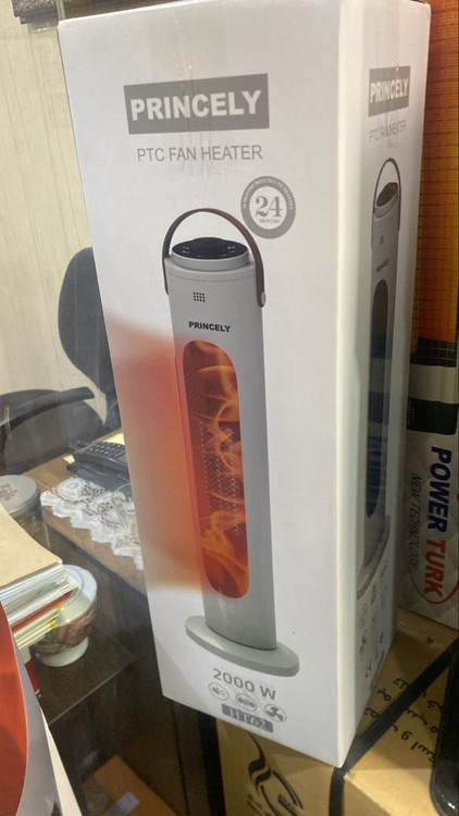 بخاری فن دار 2000 وات پرینسلی مدل HT62