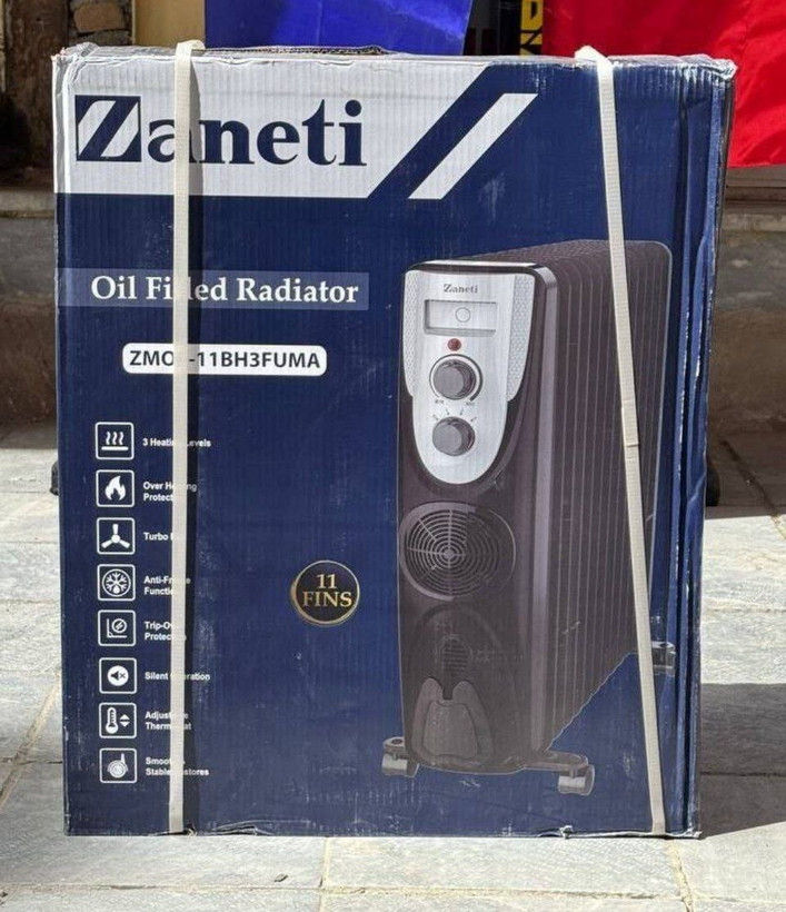 شوفاژ برقی 15 پره زانتی مدل ZMOF-15BH3FUMA
